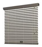Sensations PVC Jaloezie Fauxwood 50mm Graniet Grijs 84x152, Huis en Inrichting, Stoffering | Gordijnen en Lamellen, Grijs, Zo goed als nieuw