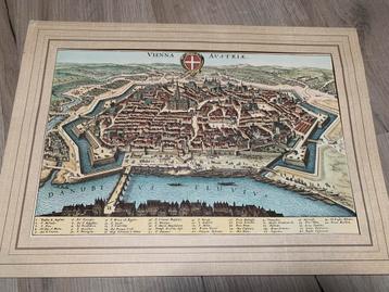Antieke kaarten van Oostenrijkse steden - Matthaeus Merian beschikbaar voor biedingen
