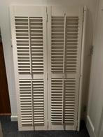Witte houten shutters, Huis en Inrichting, Ophalen, Minder dan 50 cm, Gebruikt, Landelijk
