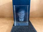 Nederlands koningshuis presspapier hologram foto in 3D glas, Verzamelen, Ophalen, Nieuw, Nederland