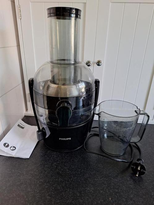 Philips Viva HR185X Sapcentrifuge, Witgoed en Apparatuur, Juicers, Zo goed als nieuw, Sapcentrifuge, Elektrisch, Ophalen of Verzenden