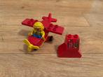 Lego duplo rood vliegtuig met pilote piloot set!, Kinderen en Baby's, Speelgoed | Duplo en Lego, Ophalen of Verzenden, Zo goed als nieuw