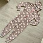 Mooie onesie maat 146/152 grijs/roze/wit, Ophalen of Verzenden, Zo goed als nieuw, Meisje, Overige typen