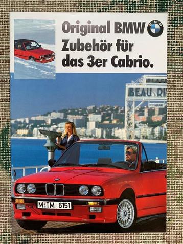 Accessoire brochure BMW 3-serie cabriolet E30 1988 NIEUW! beschikbaar voor biedingen