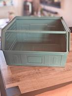 Schäfer metalen opslagbak - mintgroen, Huis en Inrichting, Woonaccessoires | Kisten, Ophalen, Gebruikt, Minder dan 50 cm, Minder dan 50 cm