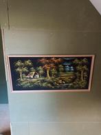 Fluweel Schilderij met Landschap, Ophalen, Minder dan 50 cm, Gebruikt, Schilderij