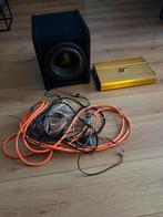 Edge 8 inch 1600watt subwoofer set compleet, Auto diversen, Autospeakers, Ophalen, Zo goed als nieuw