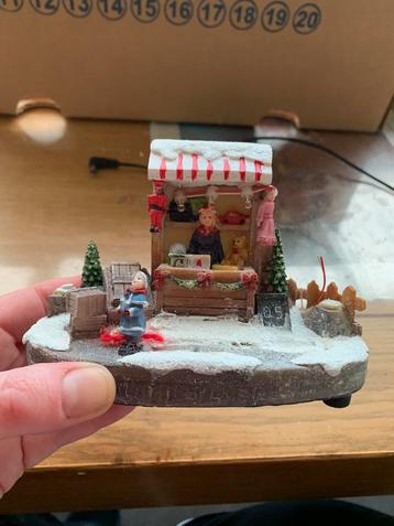 Kerstdorp kraampje beschikbaar voor biedingen