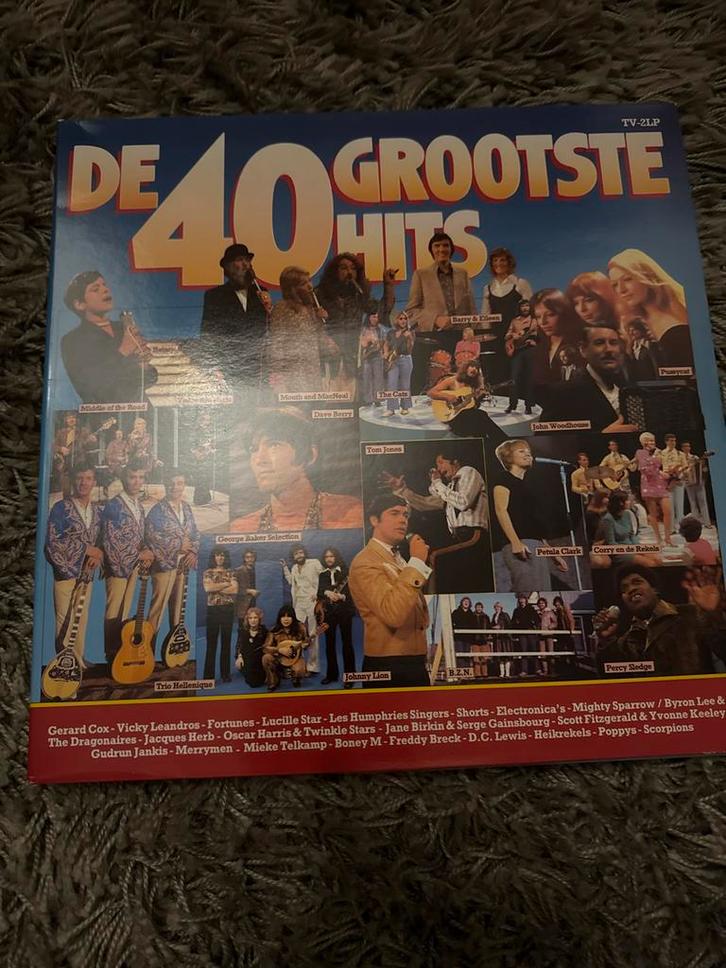 De 40 Grootste Hits - Diverse Artiesten LP, Cd's en Dvd's, Vinyl | Verzamelalbums, Gebruikt, Pop, Ophalen of Verzenden