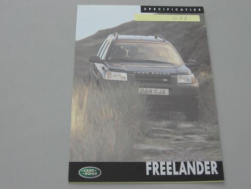 LARO 077 Land Rover Freelander, Specificaties (1e editie 199, Boeken, Auto's | Folders en Tijdschriften, Zo goed als nieuw, Overige merken