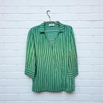Modström Blouse Maat M Licht Groen Streep Otis Print Shirt, Maat 38/40 (M), Verzenden, M, Zo goed als nieuw