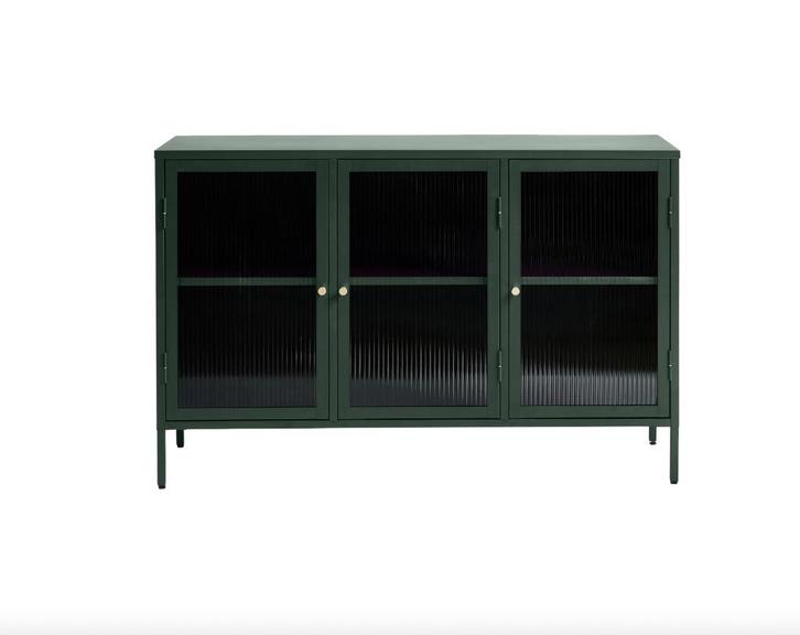 by fonQ Opal Dressoir - Olijfgroen | Van €399, nu, Huis en Inrichting, Kasten | Dressoirs, Nieuw, 150 tot 200 cm, 25 tot 50 cm