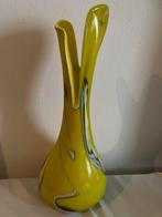Zeldzame Simais Vaas - Geel Glas - Handwerk, Antiek en Kunst, Ophalen of Verzenden