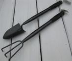 Set van schep en hark zwart metaal halflang 55 cm nieuw, Tuin en Terras, Ophalen of Verzenden, Nieuw, Overige soorten