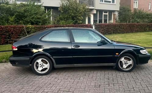 Saab 9-3 2.0 T Coupe 2000 Zwart, Auto's, Saab, Particulier, Benzine, Coupé, Handgeschakeld, Origineel Nederlands, Zwart, Voorwielaandrijving