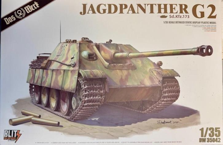 Coelianmodels, Das Werk 35042, Jagdpanther G.2, 1/35 € 32,99, Hobby en Vrije tijd, Modelbouw | Auto's en Voertuigen, Nieuw, Tank