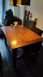 Houten Eettafel, Huis en Inrichting, Gebruikt, 200 cm of meer, Rechthoekig, 50 tot 100 cm
