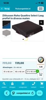 Roho quadtro select rolstoelkussen, anti-decubitus, Diversen, Ophalen, Gebruikt, Handbewogen rolstoel
