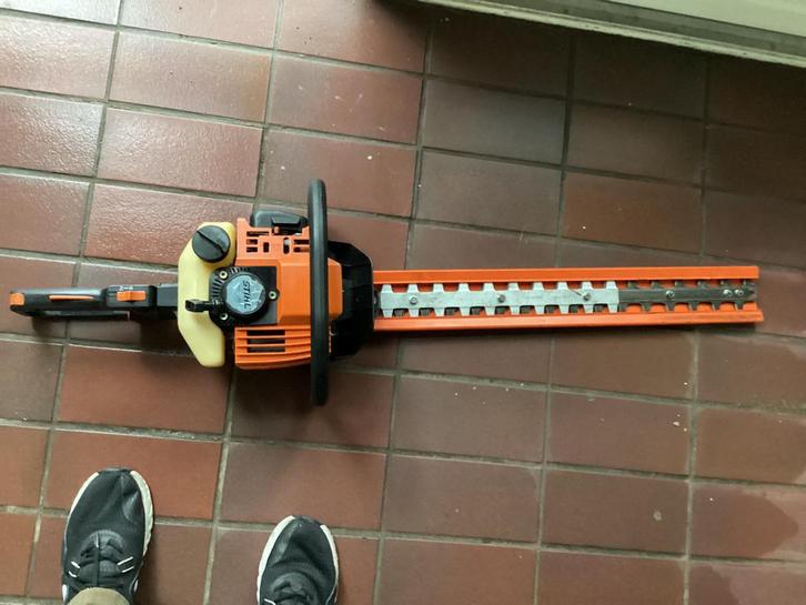 Tuinmachines, Tuin en Terras, Heggenscharen, Zo goed als nieuw, Benzine, Ophalen of Verzenden