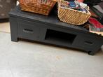 Tv meubel zwart geschilderd, Ophalen, Gebruikt, 100 tot 150 cm, Minder dan 100 cm