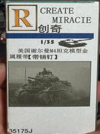 R-Model 35175J 1/35 US Sherman M4 Tank Metal Tracks, Overige merken, Tank, 1:32 tot 1:50, Ophalen of Verzenden