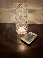 Oplaadbare tafellamp met afstandsbediening, Huis en Inrichting, Lampen | Tafellampen, Kunststof, Ophalen of Verzenden, Zo goed als nieuw