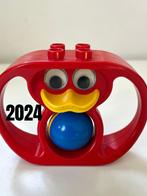 Lego Duplo 2024  -  Rammelaar Eend met Handvatten  Vintage, Ophalen of Verzenden, Gebruikt, Duplo