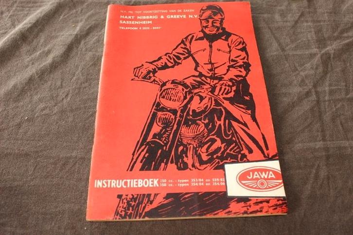 JAWA 250cc 350cc motorfiets instructie boekje 353 559 354, Motoren, Handleidingen en Instructieboekjes, Overige merken, Ophalen of Verzenden
