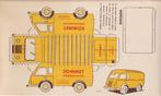 Bouwplaat karton Renault Goelette Galion, Overige merken, 1:50 of kleiner, Auto, Ophalen of Verzenden