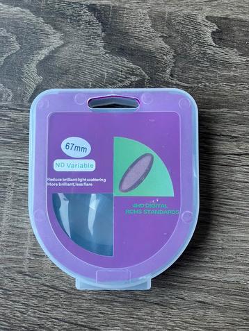 Variabele ND filter 67mm Nieuw ND2 tm ND400 beschikbaar voor biedingen