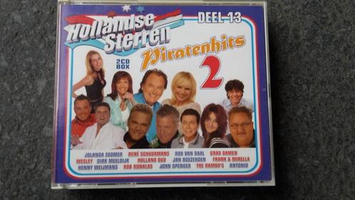 2CD box Hollandse Sterren deel 13 - Piratenhits 2, Cd's en Dvd's, Cd's | Nederlandstalig, Zo goed als nieuw, Boxset, Ophalen of Verzenden