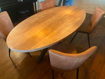 Nieuwe tafel  2 meter - ovaal van vorm beschikbaar voor biedingen
