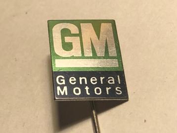 Metalen GM GENERAL MOTORS AUTOMERK Speld (Groen/Zwart). beschikbaar voor biedingen