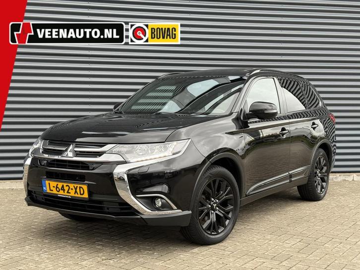 Mitsubishi Outlander 2.0 Aut. 7-Persoons Black Edition Trekh, Auto's, Mitsubishi, Bedrijf, Te koop, Outlander, 360° camera, ABS