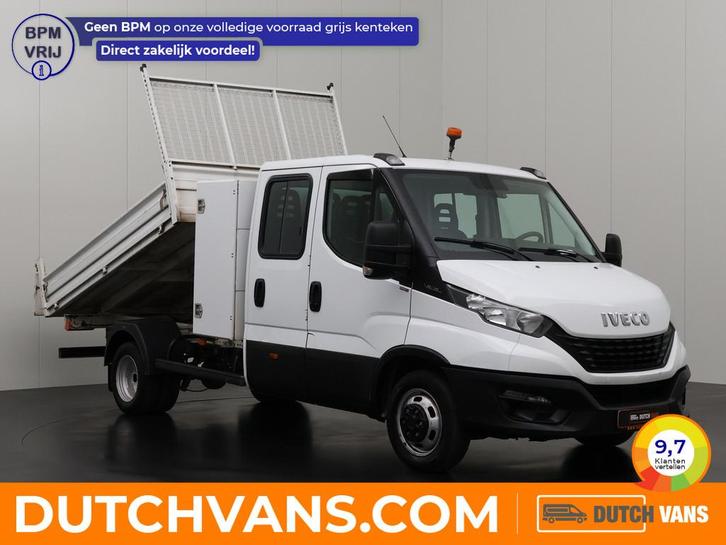 Iveco Daily 35C14 Dubbele Cabine Kipper | Materiaalkist | 35, Auto's, Bestelauto's, Te koop, ABS, Airconditioning, Boordcomputer