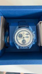 Swatch x Omega Moonswatch Super Blue moonphase - Nieuwstaat!, Sieraden, Tassen en Uiterlijk, Horloges | Heren, Kunststof, Polshorloge