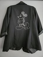 Oversized Mickey Mouse blazer, zwart, Ophalen of Verzenden, Zo goed als nieuw, Maat 46/48 (XL) of groter, Zwart