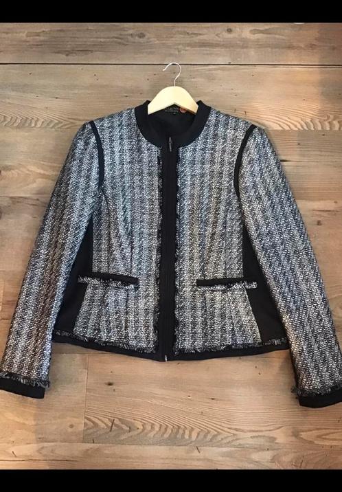 Jasje zwart + zilver, maat 42 Sheila de Vries voor Witteveen, Kleding | Dames, Jasjes, Kostuums en Pakken, Ophalen of Verzenden