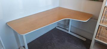 IKEA GALANT hoekbureau –  wit onderstel, beuken blad - afbeelding 6