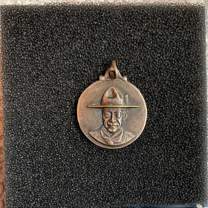 Scouting medaillon 1933 Baden Powell, Verzamelen, Scouting, Ophalen of Verzenden