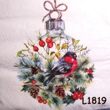 Servetten decoupage/bullet journal – KERST/Winter – L1819 beschikbaar voor biedingen