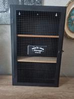 Muurkastje zwart metaal, Muziek en Instrumenten, Versterkers | Bas en Gitaar, Ophalen, Minder dan 50 watt