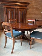 Antieke tafel met stoelen, Antiek en Kunst, Ophalen