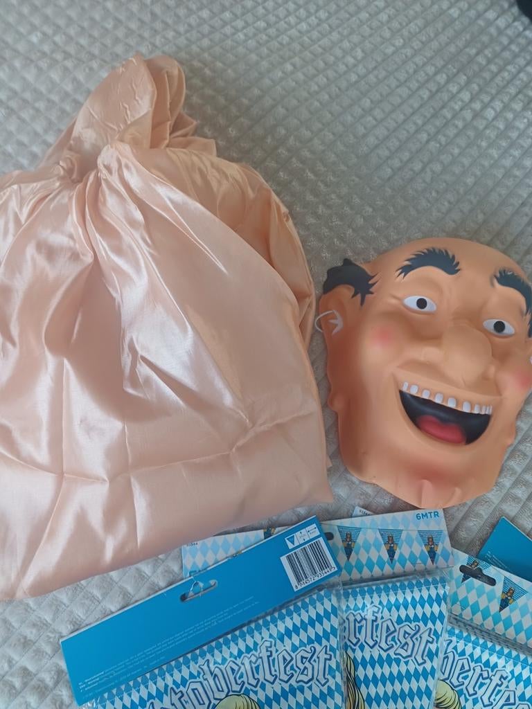 Abraham masker/pop, Hobby en Vrije tijd, Feestartikelen, Ophalen of Verzenden, Nieuw, Versiering, Abraham of Sarah