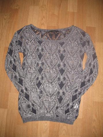 Steps Off Shoulder Trui Blauw/ Offwhite Mt. S beschikbaar voor biedingen