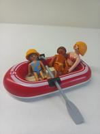 Playmobil roeiboot met vrouw en kinderen, Ophalen of Verzenden, Gebruikt, Complete set