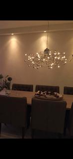 Zoxx design eettafel hanglamp chrome, Huis en Inrichting, Lampen | Hanglampen, Ophalen, Metaal, 75 cm of meer
