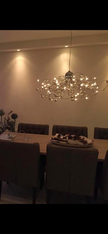 Zoxx design eettafel hanglamp chrome beschikbaar voor biedingen