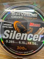partijtje 10 rollen savage gear silencer lijn 300m 28/00, Watersport en Boten, Hengelsport | Zeevissen, Ophalen of Verzenden, Savage gear