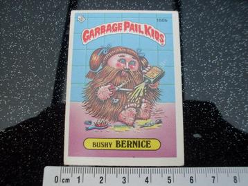 sticker Garbage Pail Kids 1986 nr: 150b Bushy Bernice beschikbaar voor biedingen